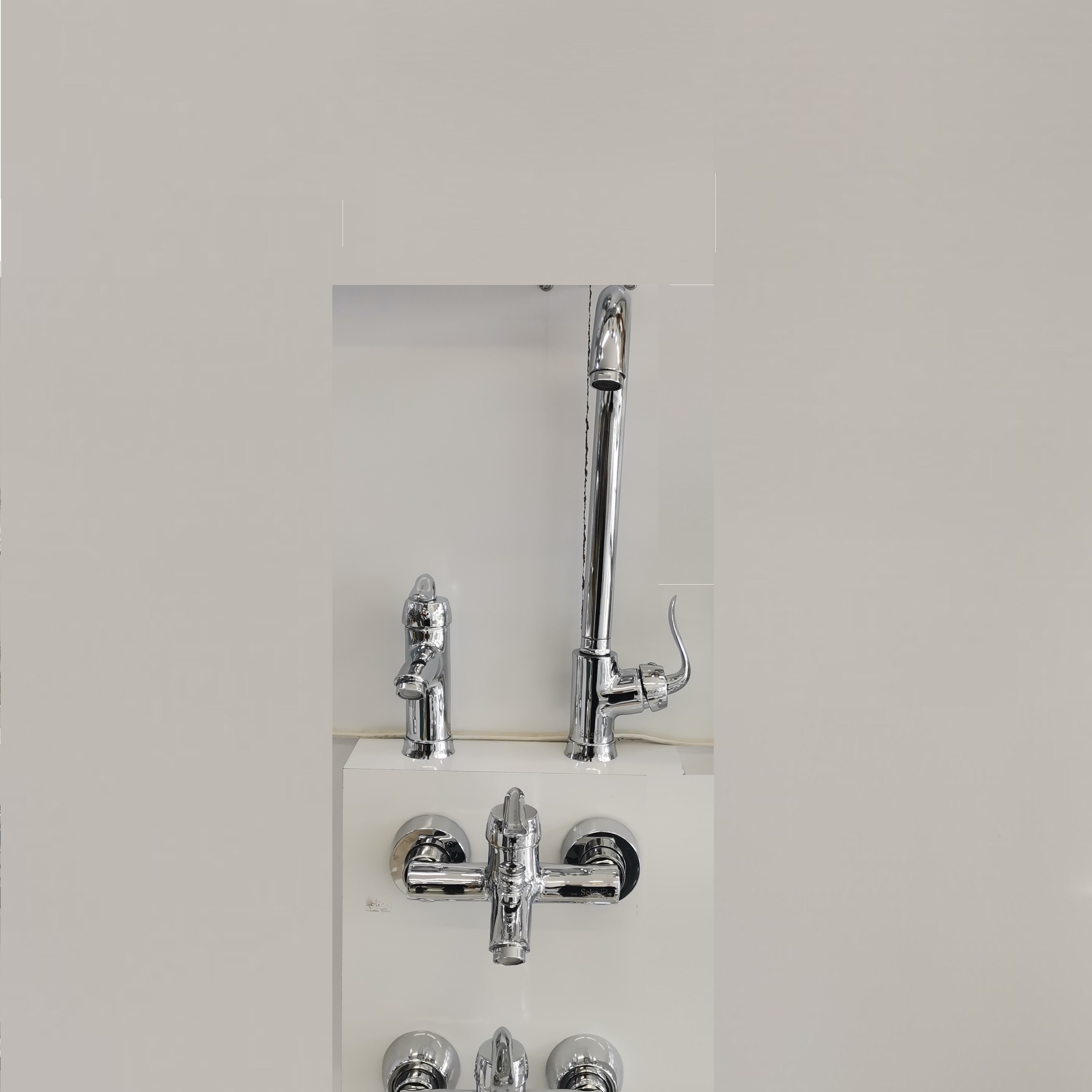 سرویس اهرمی 4تکه شیرآلات مدل مینی تنسو کروم برند سکه (ارسال فوری و پس کرایه)