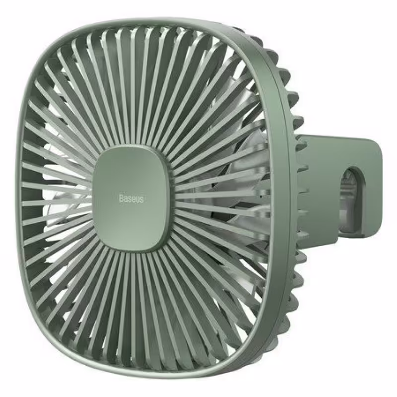 پنکه رومیزی و داخل خودرو بیسوس مدل BASEUS NATURAL WIND MAGNETIC REAR SEAT FAN CXZR-01-سبز