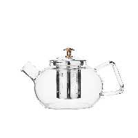 قوری پیرکس مدل گرد برند Deli صافی دار