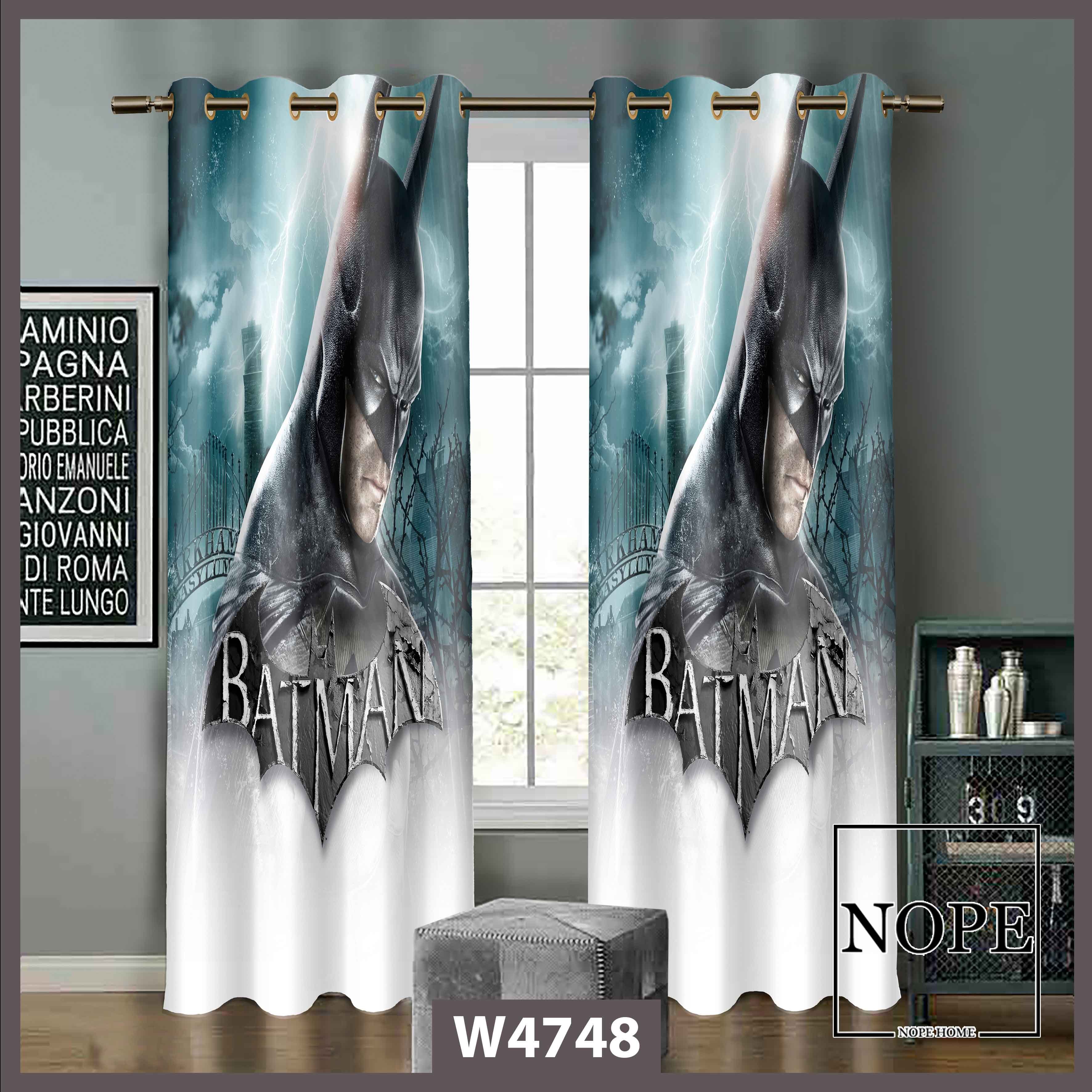 پرده چاپی پانچی دوقواره کد 4748