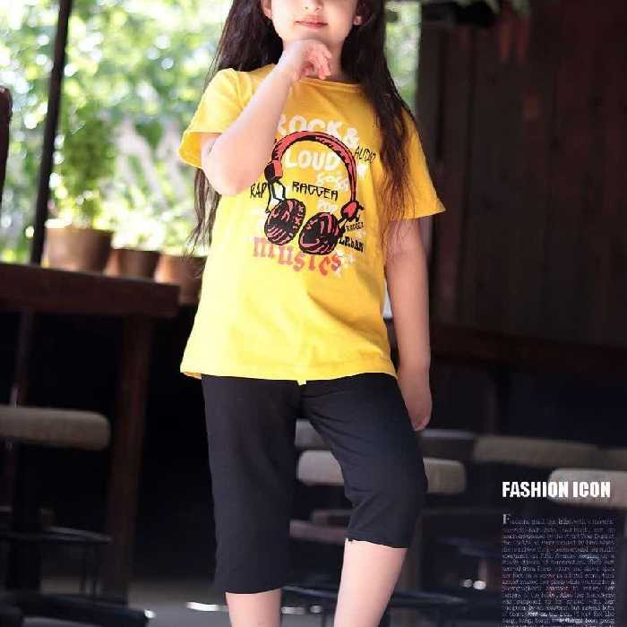 ست تیشرت شلوارک طرح هدفون