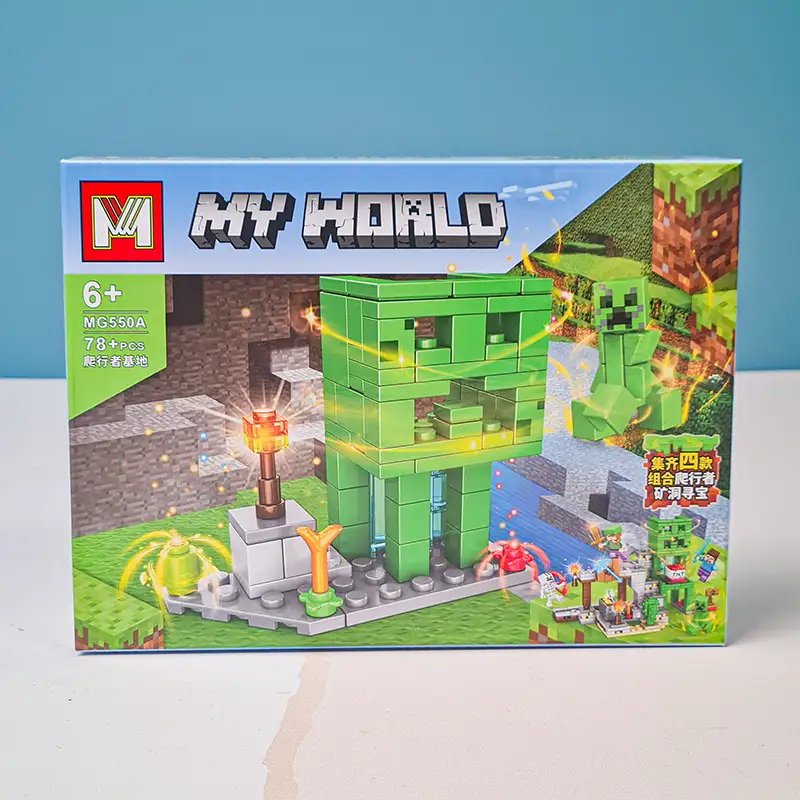 اسباب بازی لگو ماینکرافت 78 تکه کد MG550A