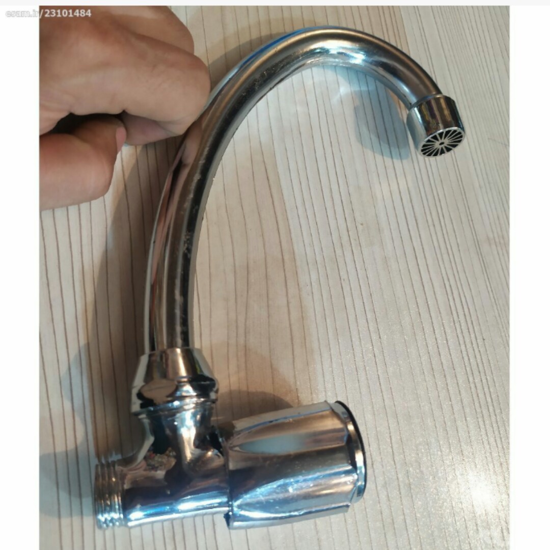 شیرتکی فلزی قابلیت اتصال به دیوار با بدنه فلزی جنس علم از    ای  بی اس