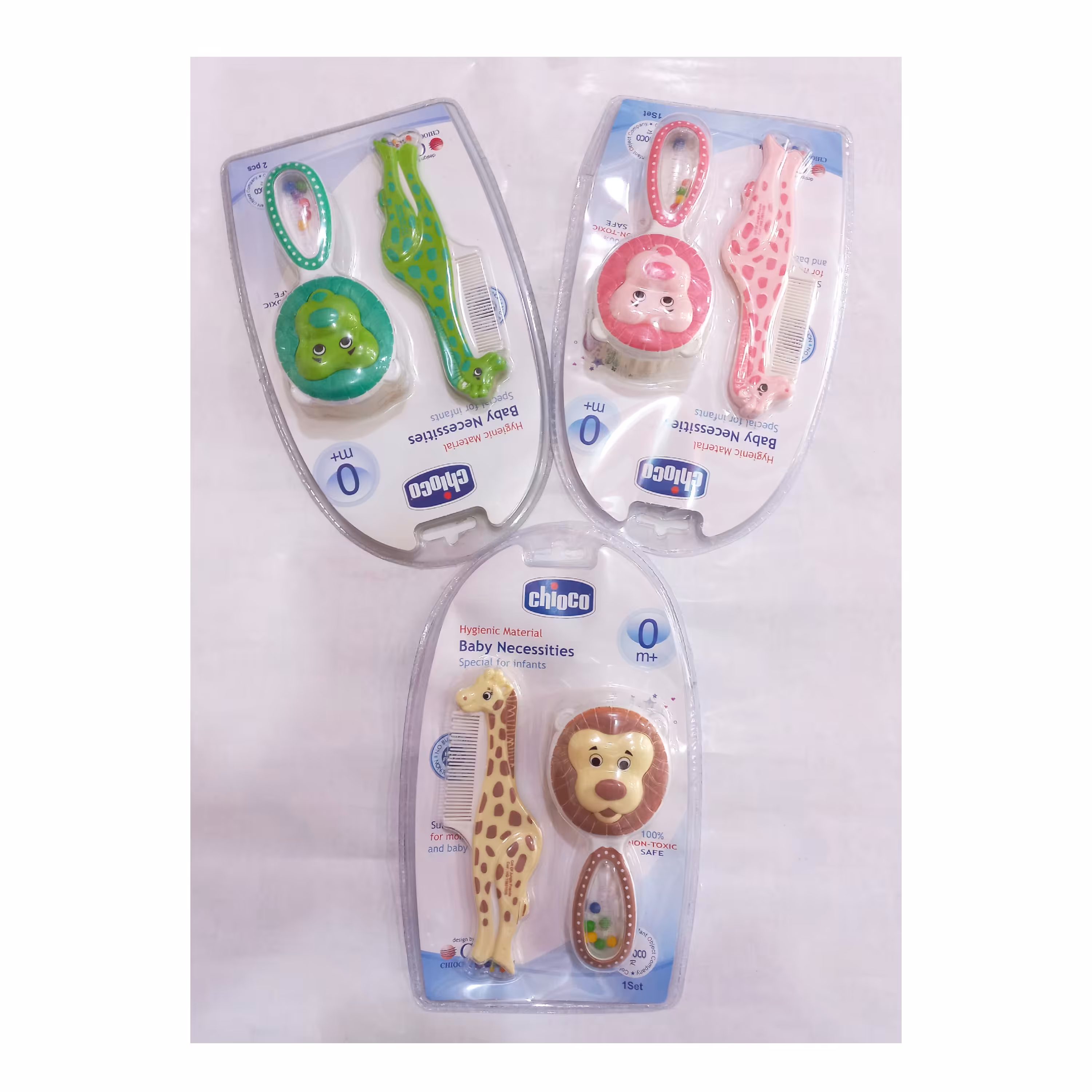 برس و شانه نوزاد طرح شیر برند چیکو 