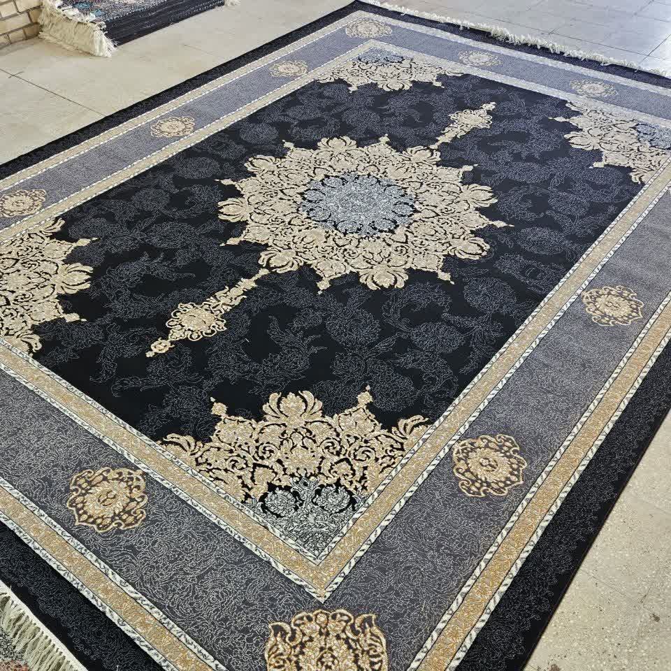 فرش ارزان  کاشان نخ  ویرجین 500شانه طرح سایز 12متری 