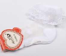 جوراب لب تور شیشه ای