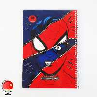 دفتر مشق 50 برگ سیمی مجلد طرح مرد عنکبوتی آپادانا