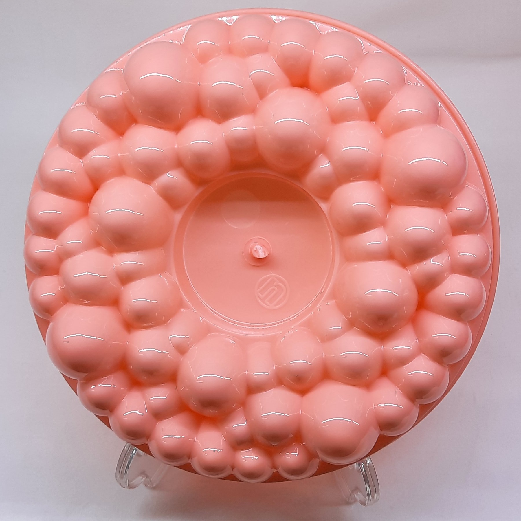 قالب ژله جنس پلاستیکی طرح گرد کف حباب دار