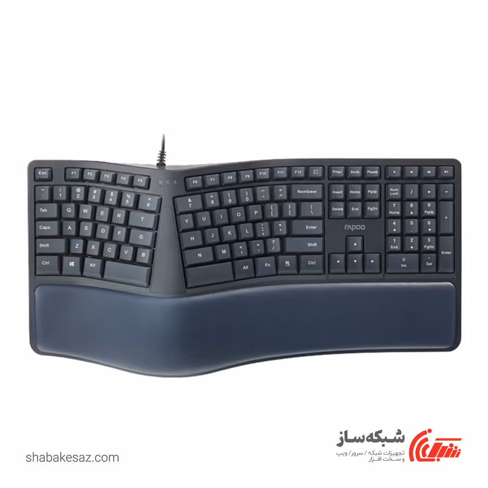 قیمت و خرید کیبورد ارگونومیک رپو Rapoo NK8800 - شبکه ساز