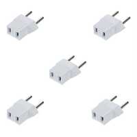 تبدیل دوشاخه برق 2 به 2بسته 5 عددی