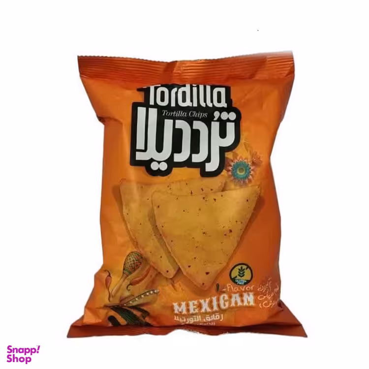 چیپس ذرت مکزیکی ترددیلا وزن 100 گرم