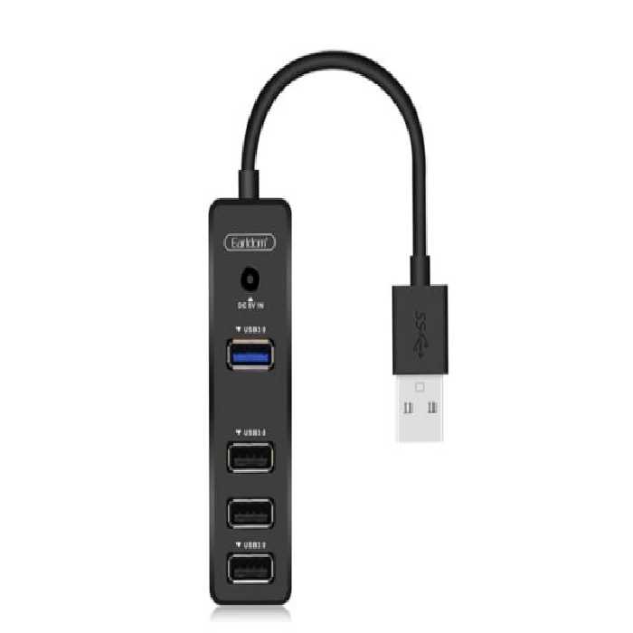TYPE-C to USB HUB 4 Ports Earldom HUB08 | هاب تایپ سی به یو اس بی