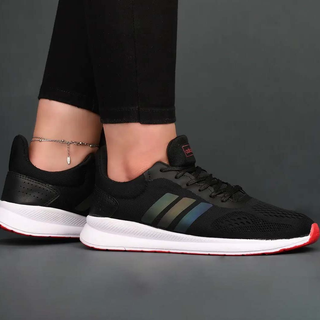 کتانی آدیداس فالکن مشکی طوسی 