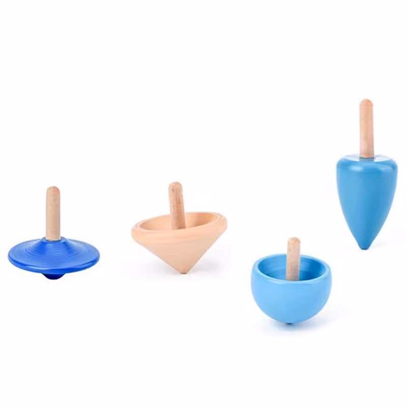 اسباب بازی چوبی فرفره کودک مدل 5127