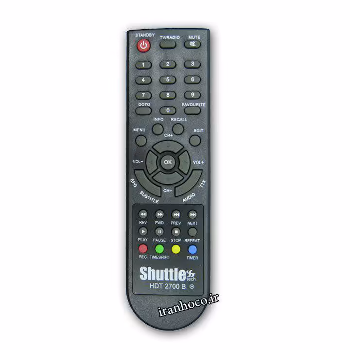 کنترل گیرنده دیجیتال شاتل SHUTLLE 2700