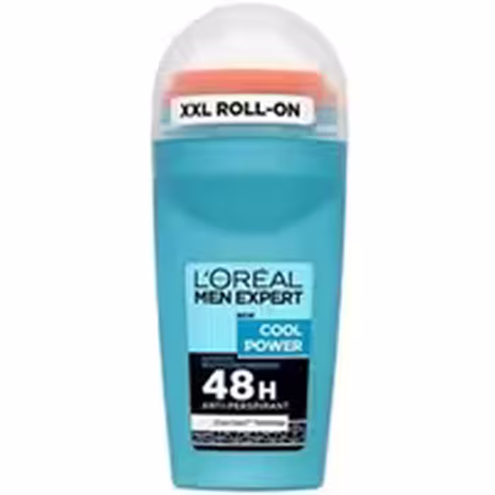 مام کول پاور مردانه لورال  ا Cool Power Liquid 48 hour roll on deodorant Men Loreal 50 ML
