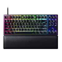 کیبورد گیمینگ ریزر مدل HUNTSMAN V2 TENKEYLESS (سوئیچ قرمز)