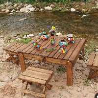 میز و صندلی چمدانی تاشو 