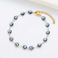 دستبند چشم و نظر دایره ابی