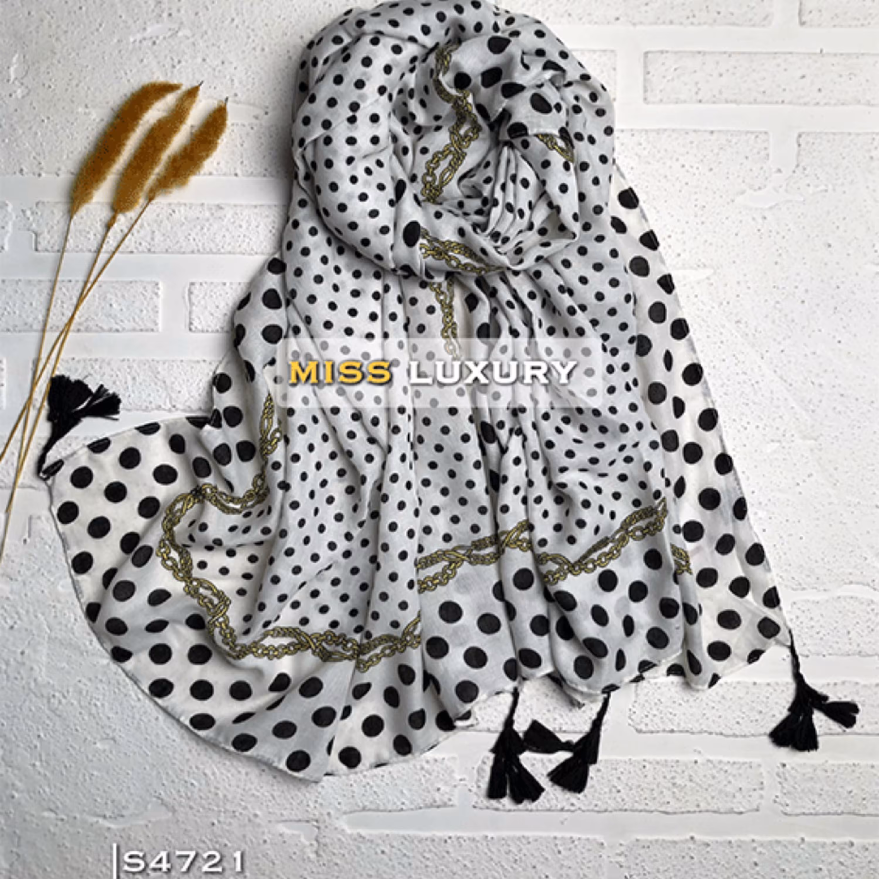 شال نخ پنبه کشمیری S4721