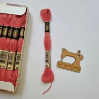 نخ گلدوزی پنگوئن گلبهی تیره 350