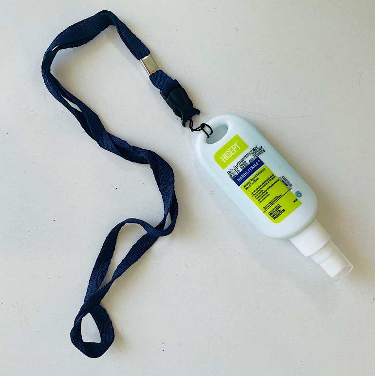 اسپری ضدعفونی کننده دست مدل بندگردنی