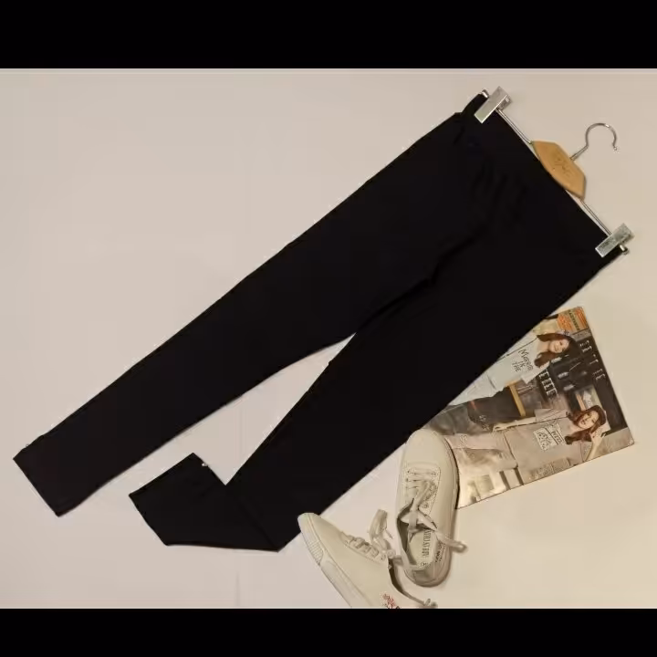 شلوار لاکرا کش مشکی 