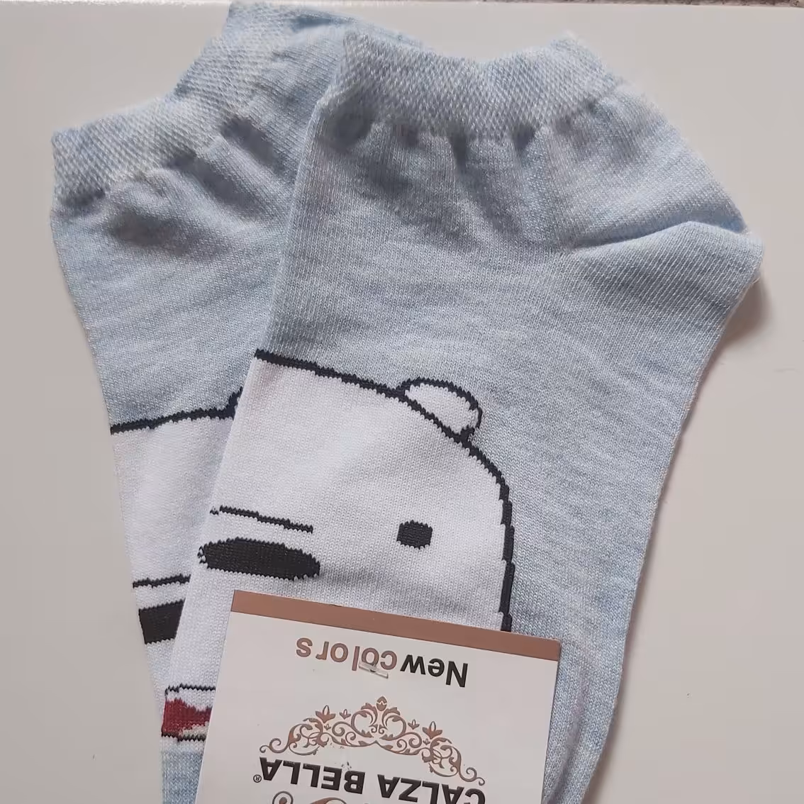 جوراب مچی فانتزی اسپرت طرح خرس های کله فندقی با دوام و کیفیت بالا بسیار شیک و ترند 