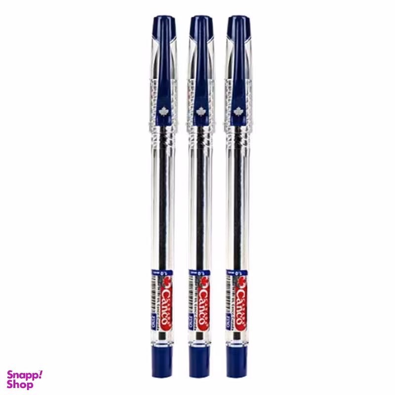 خودکار کنکو نوک 1 میلی متر رنگ آبی بسته 3 عددی