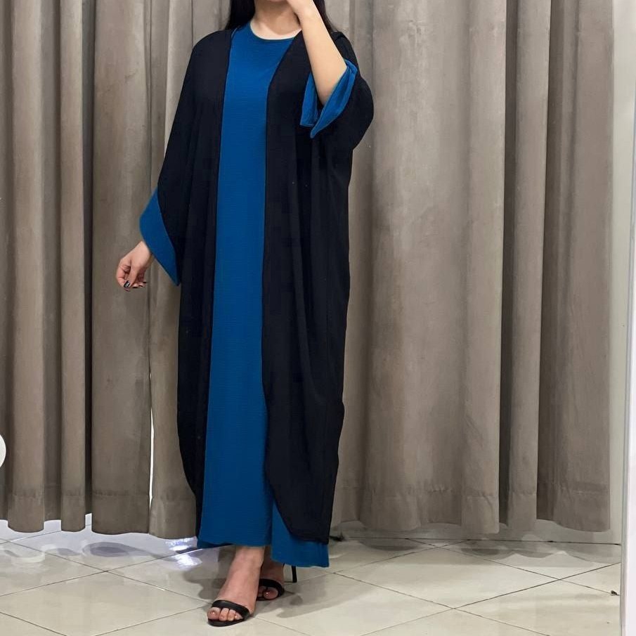 مانتو دوتیکه سارافون عبایی