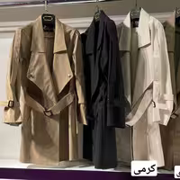 بارونی پاییزه جانان جنس پارچه کتان تی سی درجه یک سایزبندی 36تا46قد86