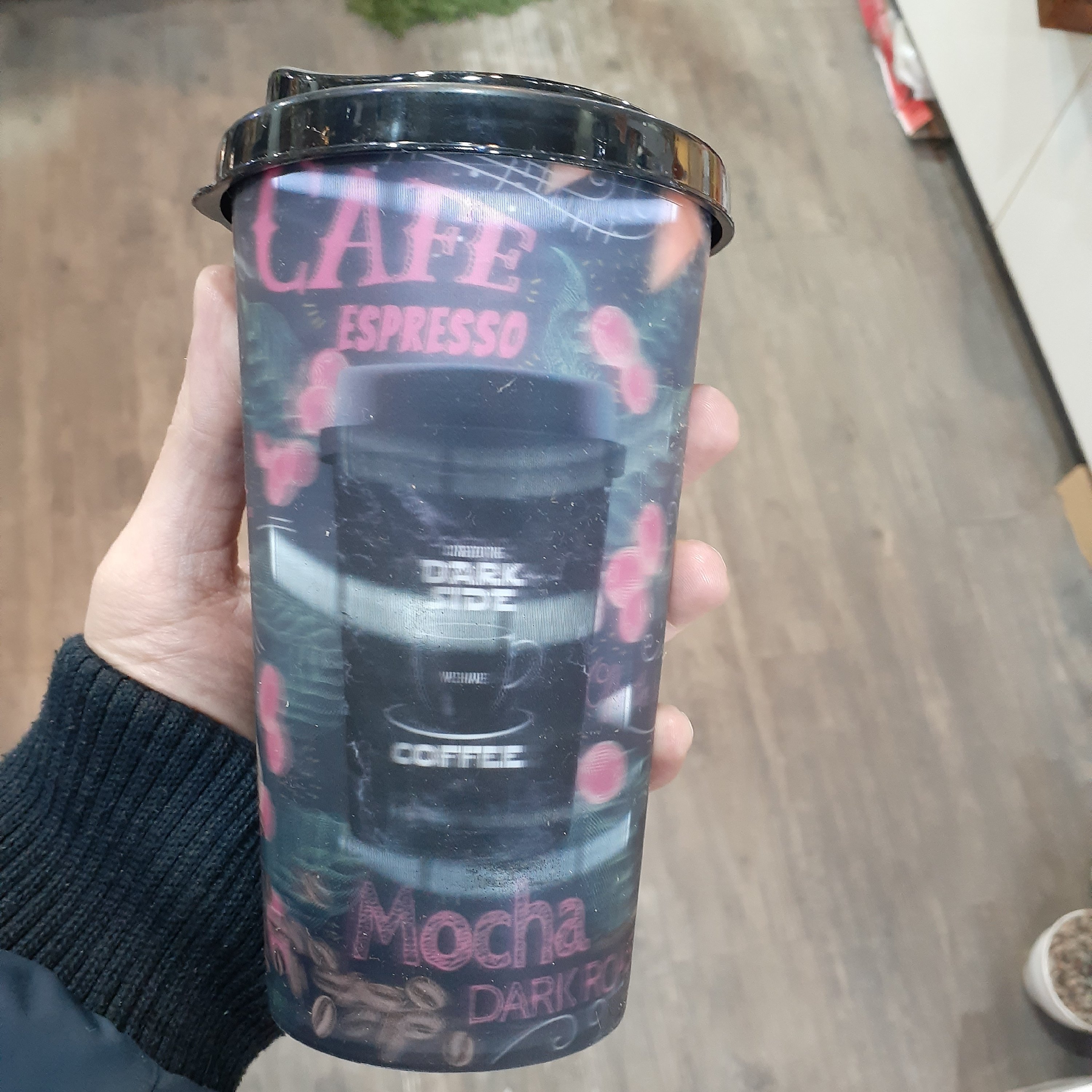 ماگ کافی 600 میل سه بعدی دز جنس پلاستیک فشرده ساخت ترکیه