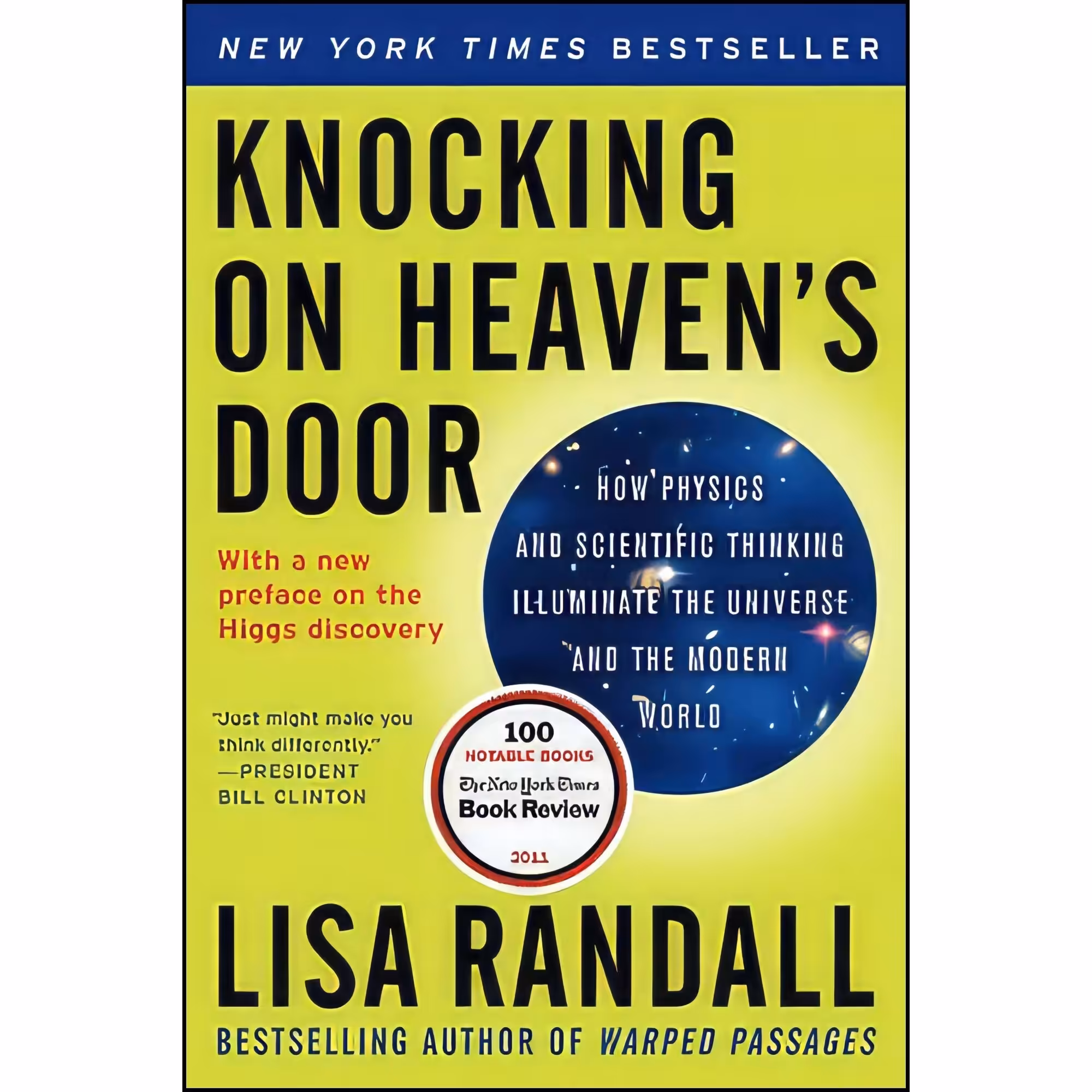 کتاب زبان اصلی Knocking on Heavens Door اثر Lisa Randall انتشارات Ecco