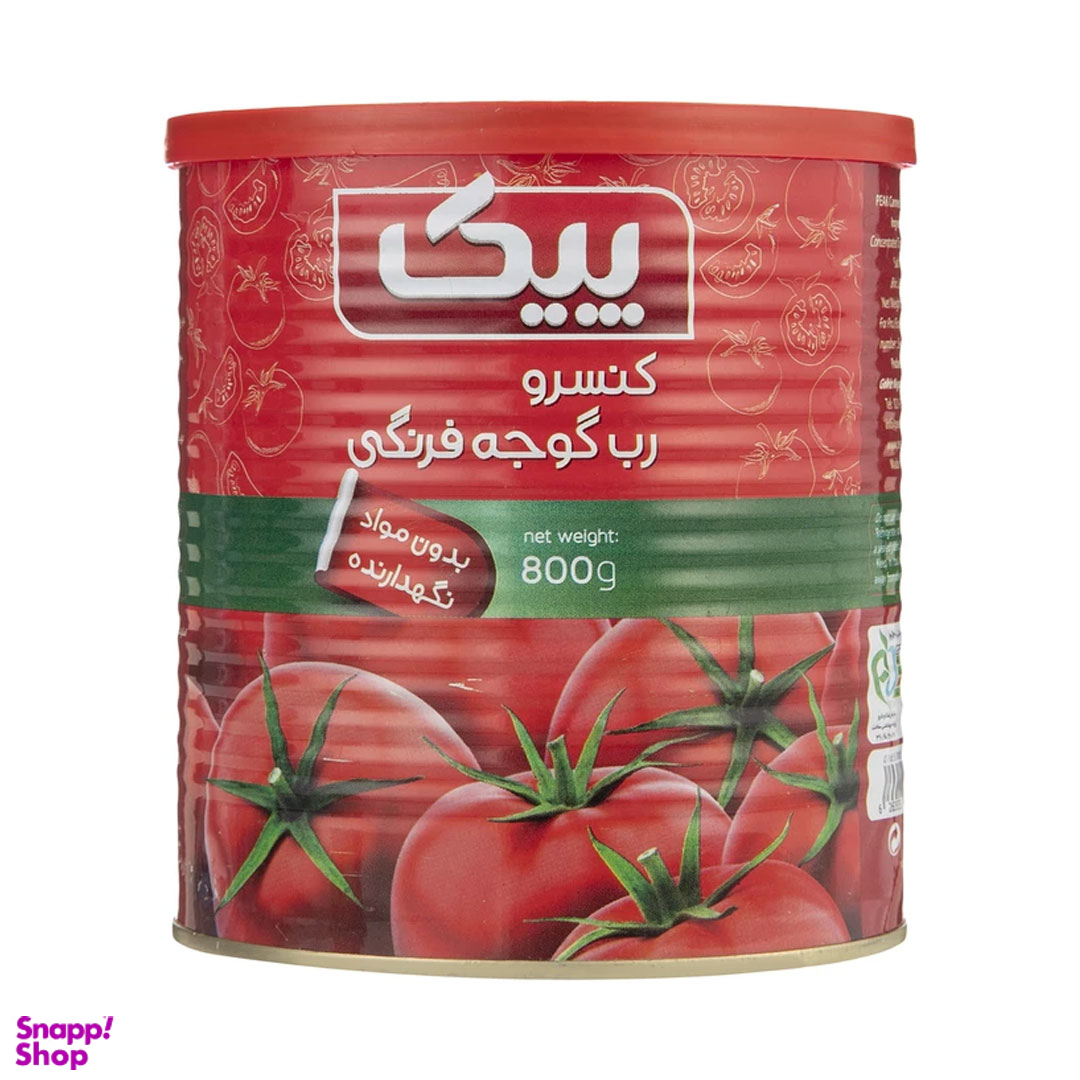 رب گوجه فرنگی پیک وزن 800 گرم