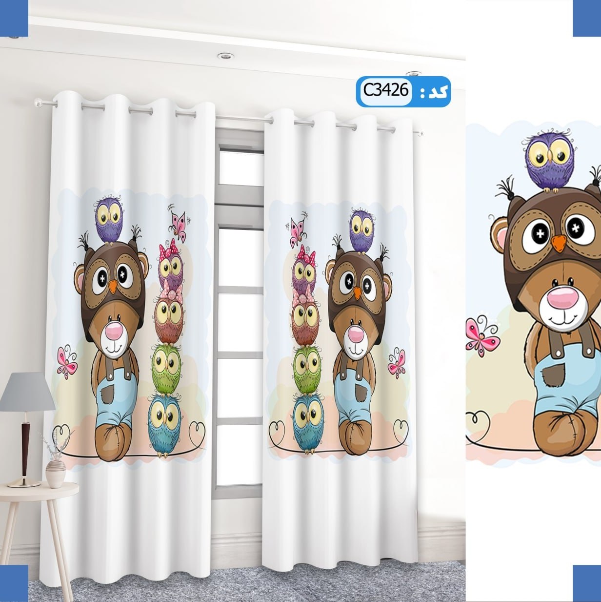 روتختی دونفره میکرو6 تکه چاپی ست شده با اتاق خواب سری30