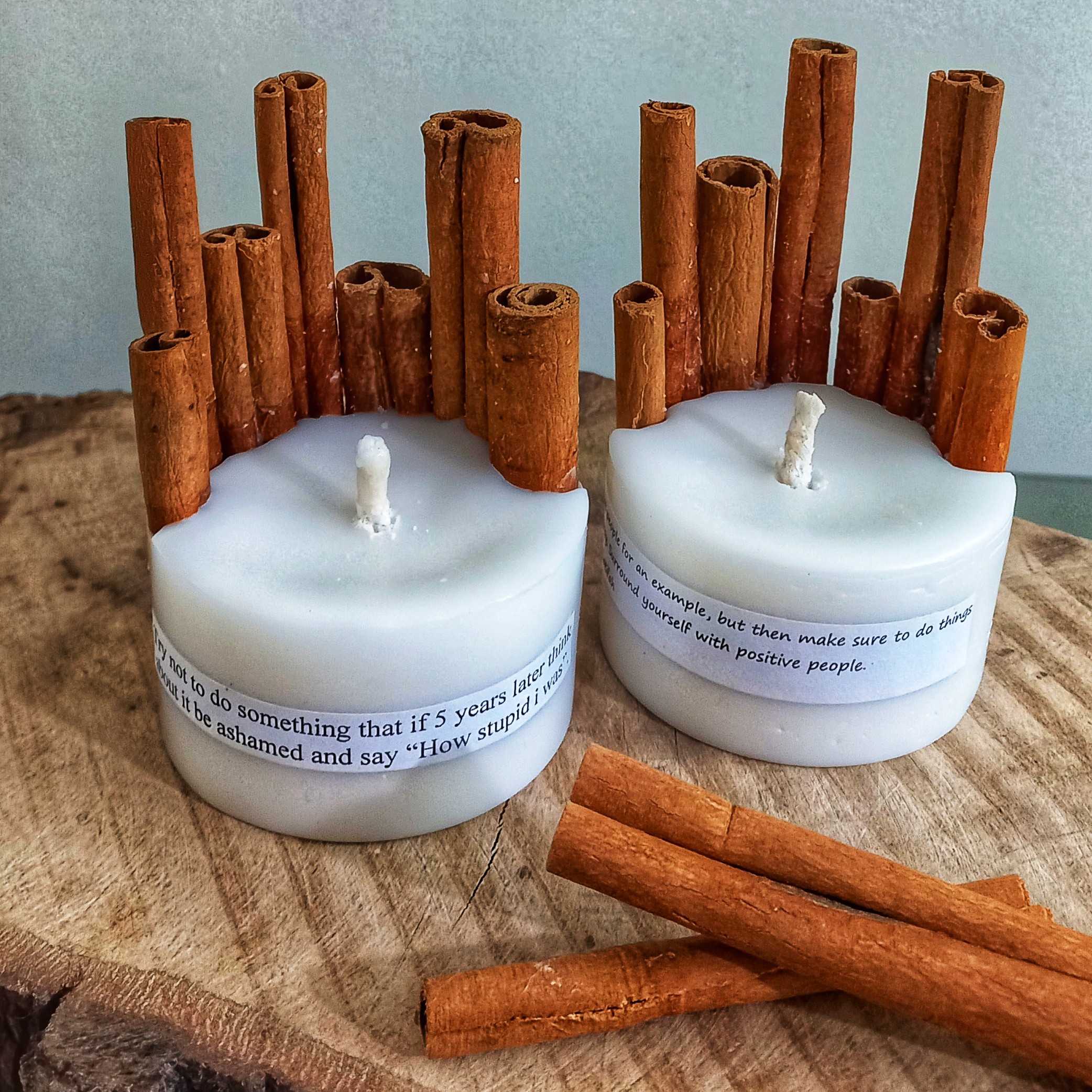 شمع دارچینی استوانه ای 