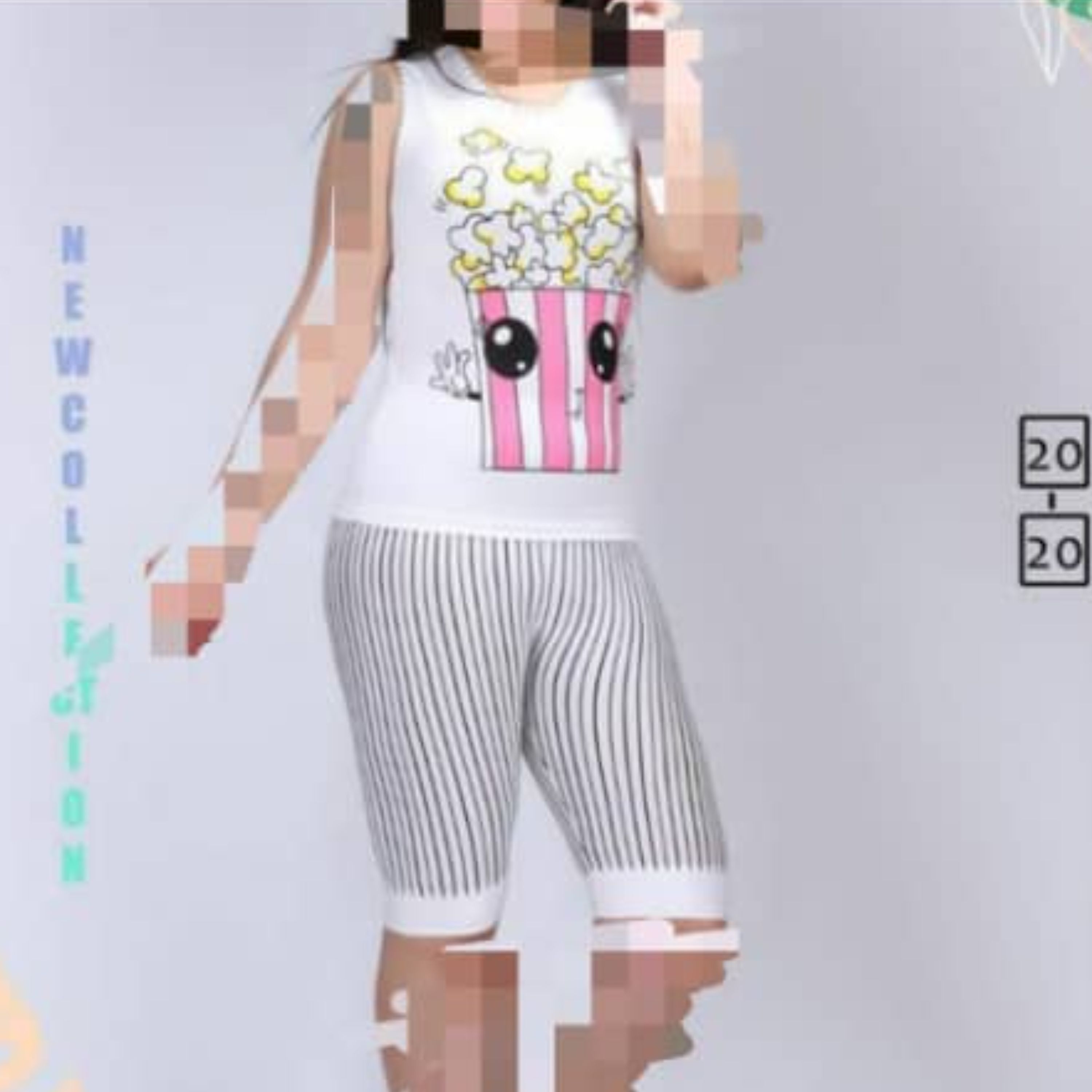 تاپ و شلوارک زنانه