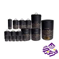سرويس آشپزخانه 17 پارچه آرتيستون طرح ويکتوريا - مشکی