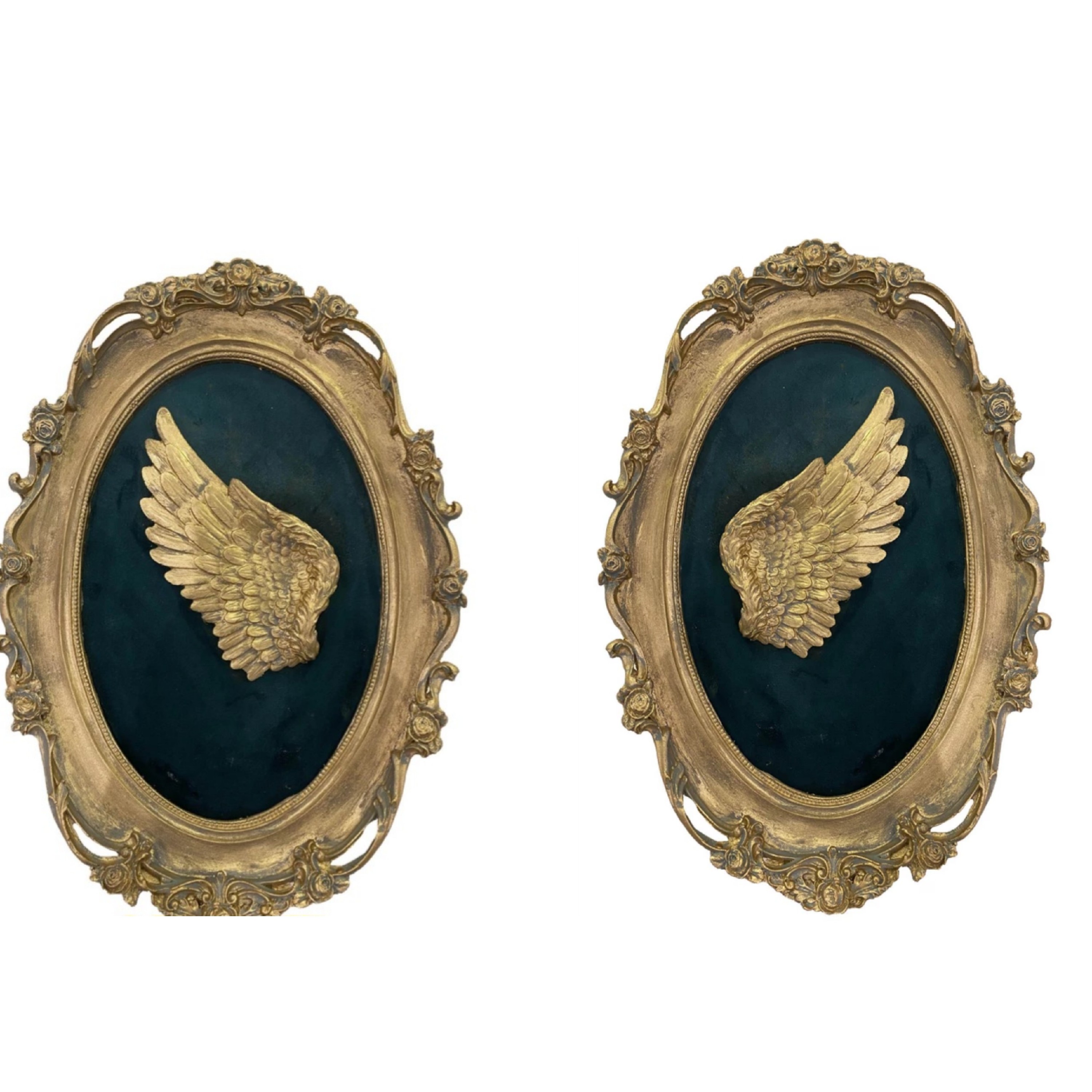 تابلو طرح بال فرشته مجموعه دو عددی