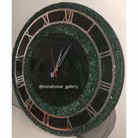 ساعت رزینی قطر 60 رنگ سبز 