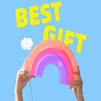 چراغ خواب فانتزی رومیزی و دیواری رنگین‌کمان رانمی Runmei rainbow night light CHD-01