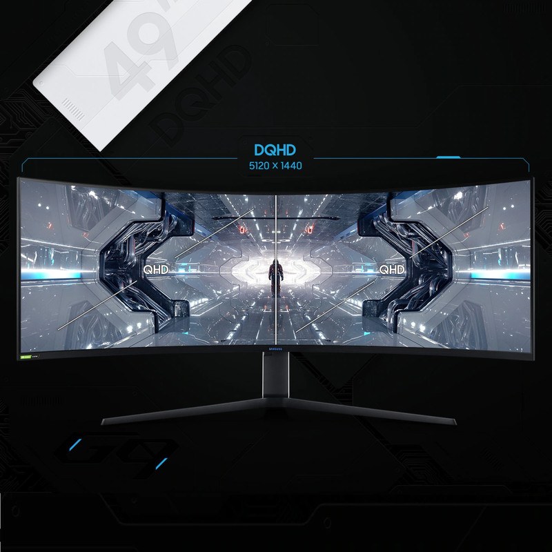 مانیتور خمیده گیمینگ سامسونگ 49 اینچ مدل Odyssey G9 LC49G95