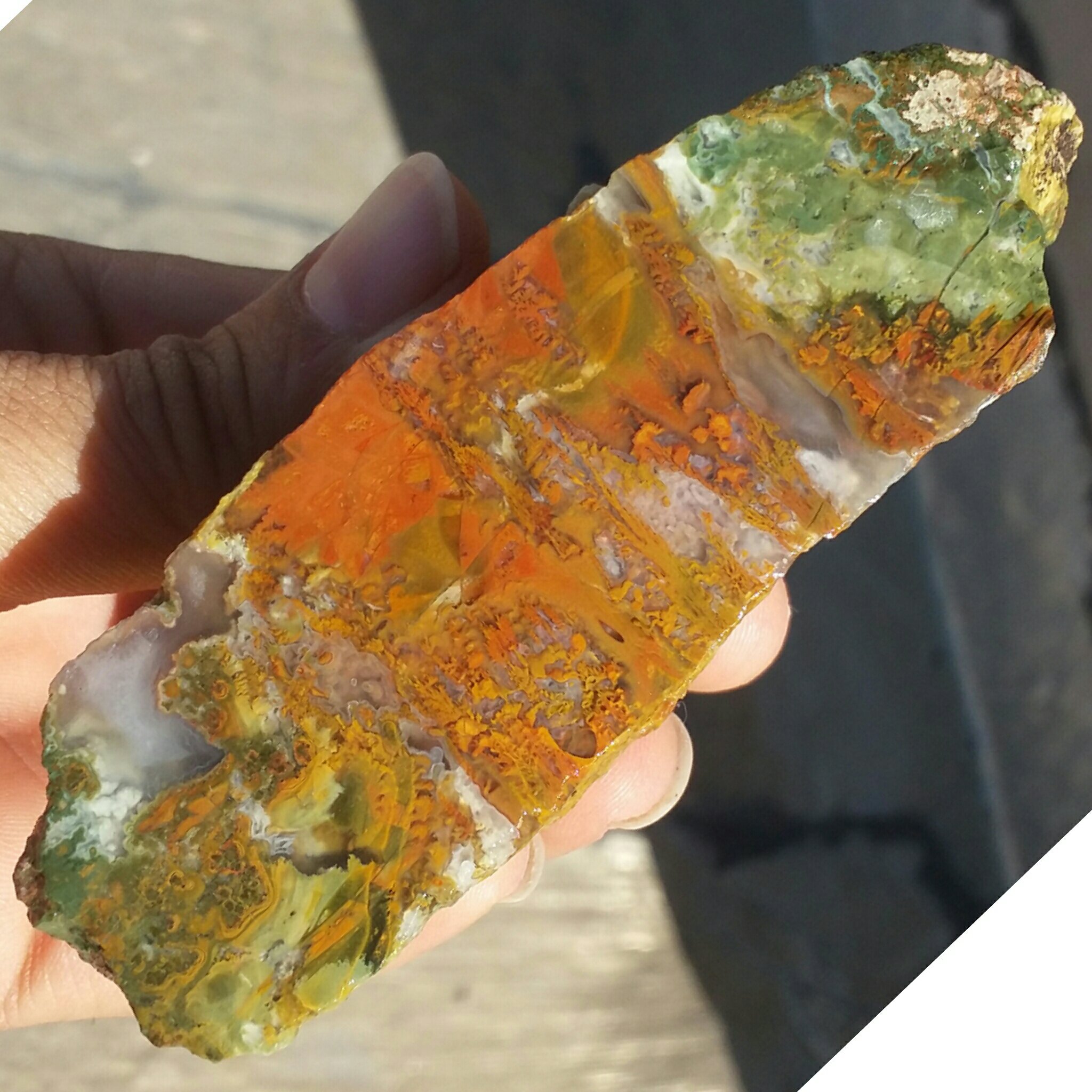 اسلایس سنگ راف عقیق منظره 7 رنگ 100 در 100 طبیعی شاهکار خلقت 
تابلو نقاشی طبیعی
با قابلیت ساخت چند نگین دیدنی 
کد10047