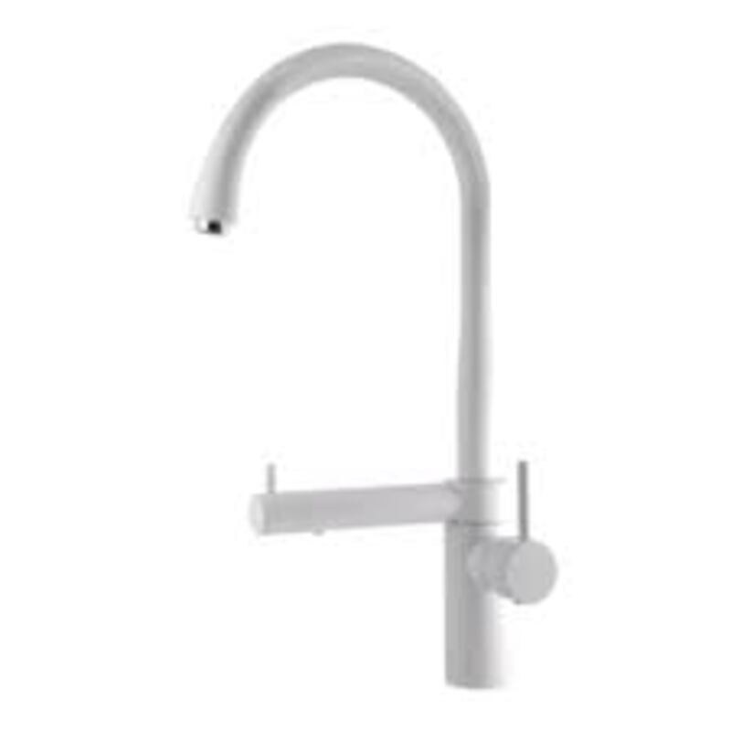 شیر سینک دومنظوره شاوری سفید 