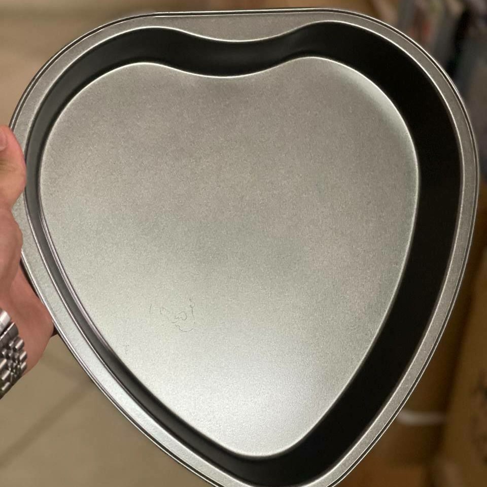 مافین طرح قلب تفلون