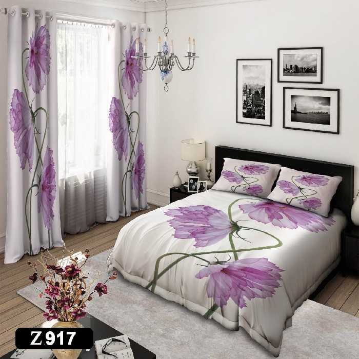 روتختی دونفره طرح گل واژگون برواگالری با کیفیت و دوخت درجه یک