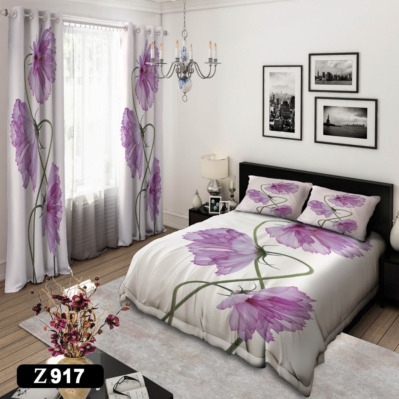 روتختی دونفره طرح گل واژگون برواگالری با کیفیت و دوخت درجه یک