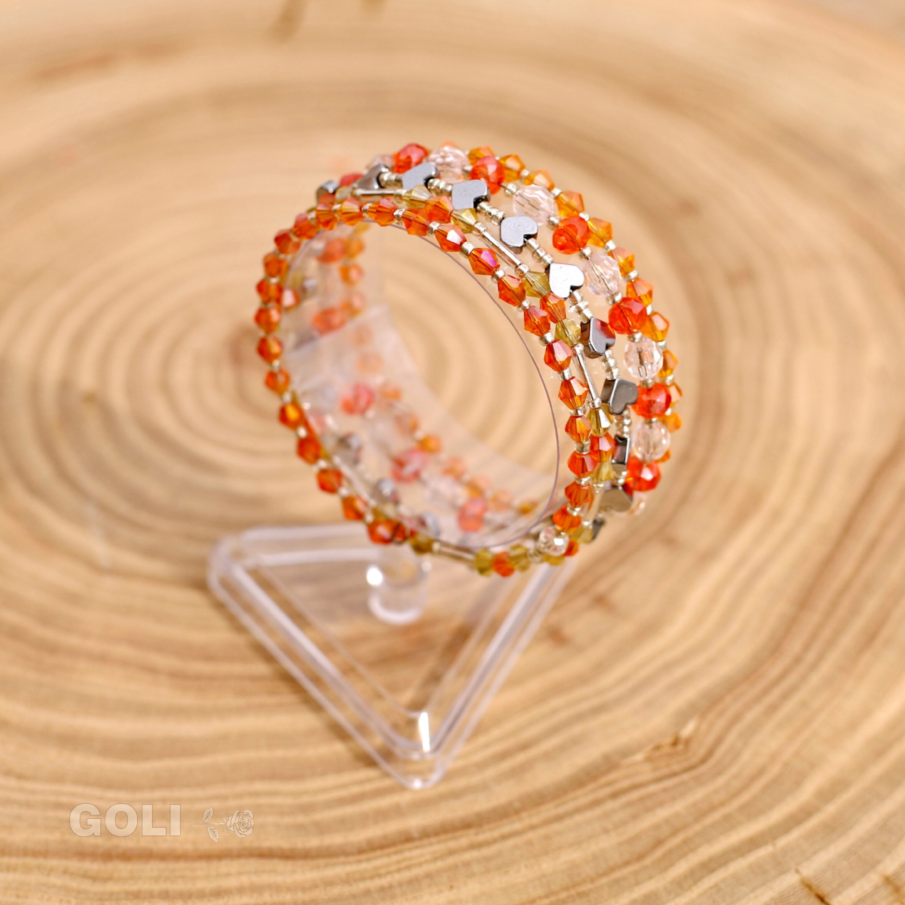 دستبند هندی (رنگ نارنجی) 
