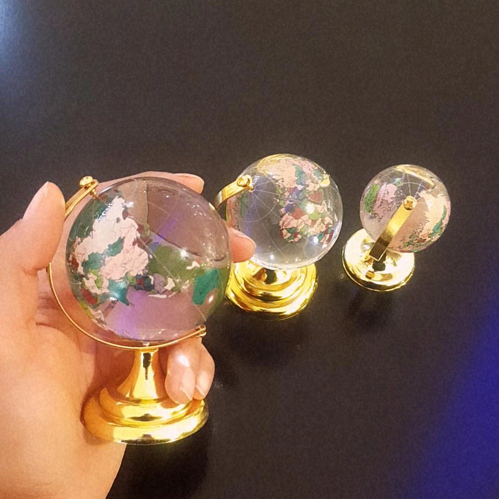 کره زمین رنگی سایز 60 میلیمتر سایز سه موجود در تصویر شماره 3