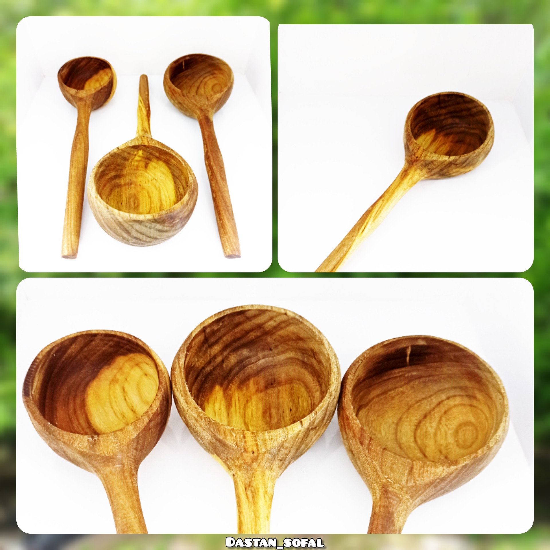قاشق چوبی چوب گردو